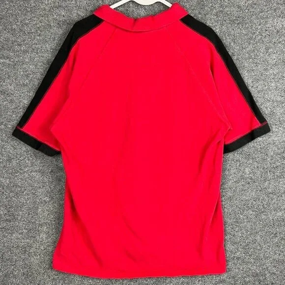 Vintage Nike Polo Shirt Embroidered Swoosh Men’s Medium 90s Center Check Logo - Picture 2 of 7